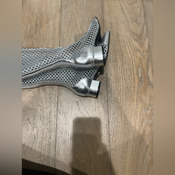 Dior Naughtily-D Fishnet Knee Boots - Picture 4 of 9